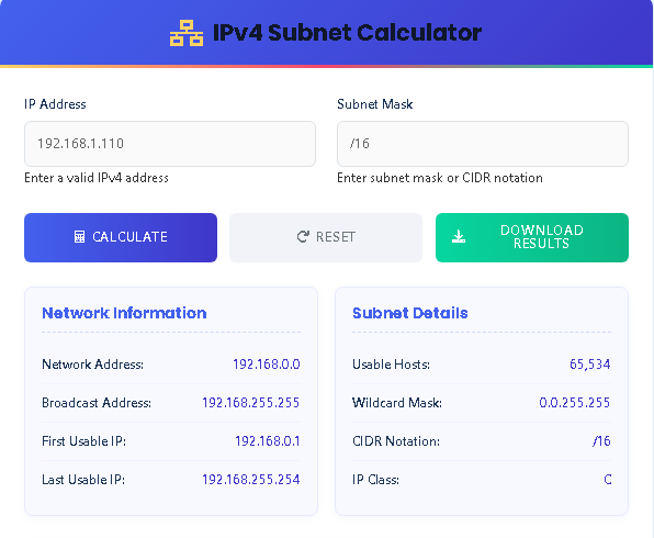 IPv4 real world example 2