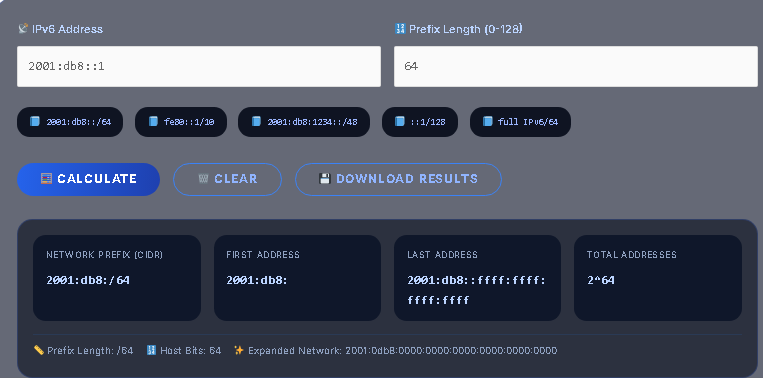 Ipv6 Real world Example 1