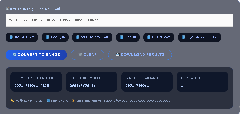 pv6 to ip range results 2