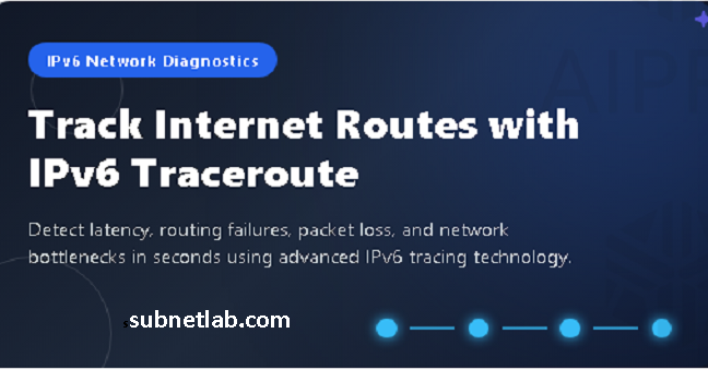 IPV6 Tracerout